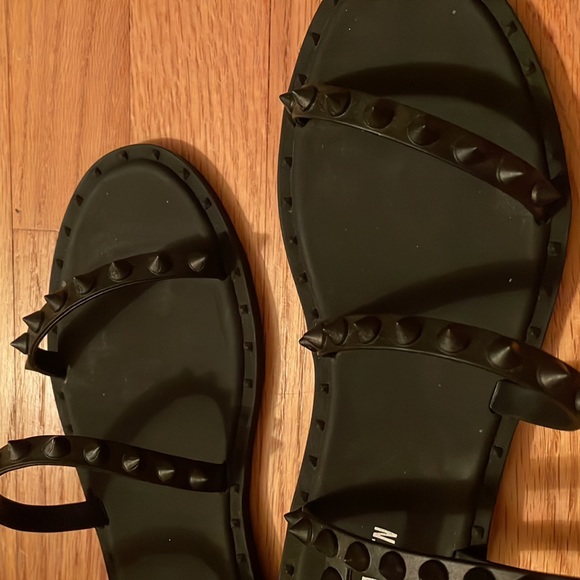 Steve Madden Black transport travel sandal 8M NWOT - Picture 6 of 6